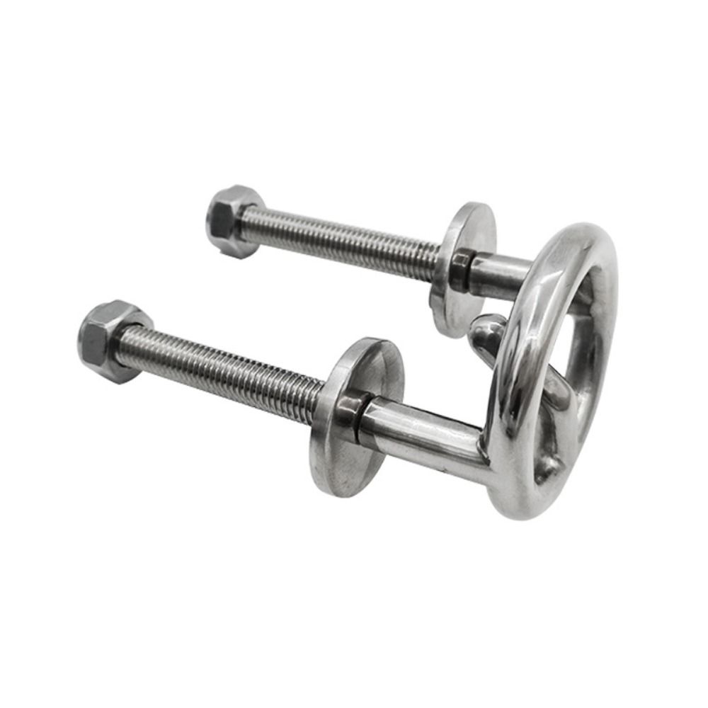 Marine Grade Water Ski Tow Ring Stainless Steel Boat Tow Accessory Marine Tow Hook Yacht Equipment