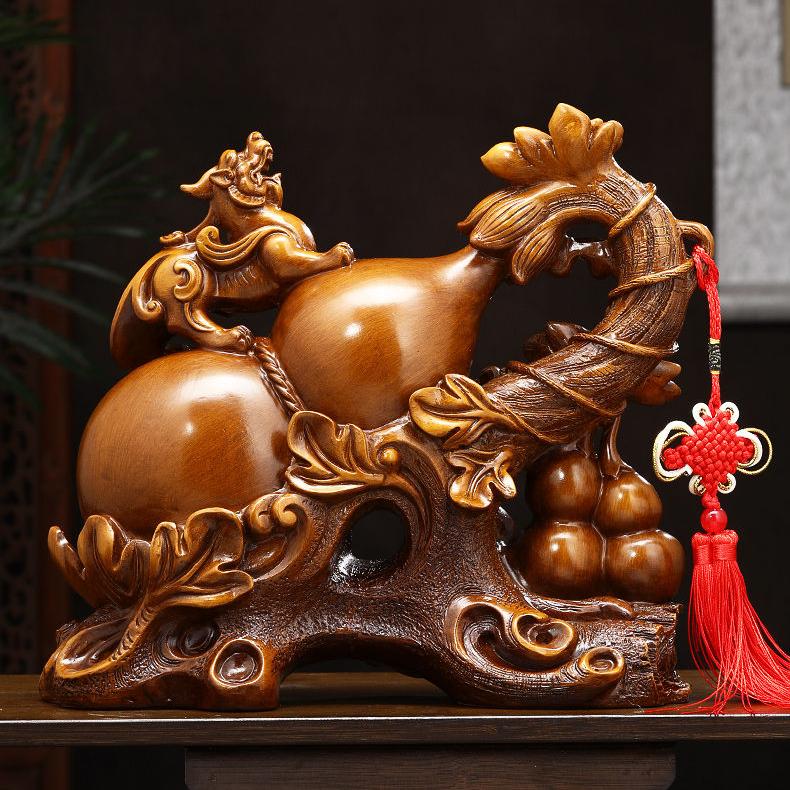 Богатство Фулу Чжаокай Тыква Украшения Pixiu Главная Гостиная Фойе ТВ Шкаф Украшения Поделки Подарок на открытие новоселья