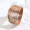 Multi-Strand Gradient Leather Bracelet Women With Magnetic Clasp PU Wristband In Fashionable Colors