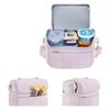Detachable Strap Insulated Lunch Bag Soft Cooler Thermal Bag Multi-functional Cooling Tote  Office