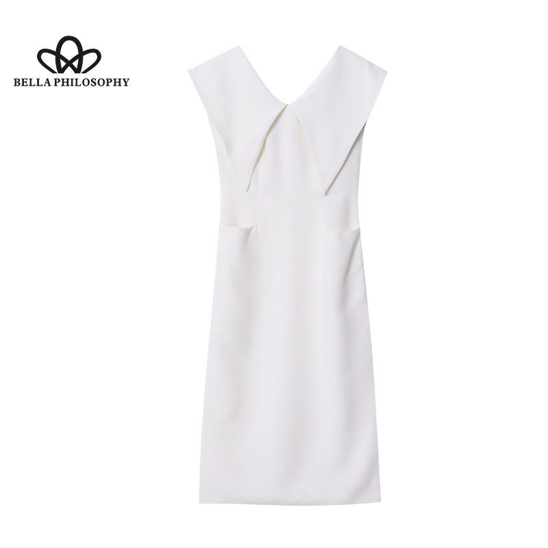 Дизайнерский стиль Французское платье с острым вырезом на талии и разрезом Длинное платье Платье в повседневном стиле Женское платье