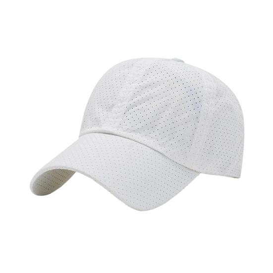 Baseball Hat Breathable Mesh Design Lightweight UV Proof Sun Hat Solid Color Adjustable Outdoor Sport Hat Headwear