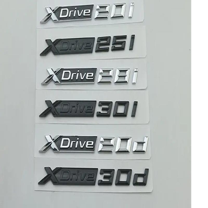 AAXV1 Suitable for X3 letter emblem decals, XDrive25i/28i/30i rear emblems and side emblems for modification