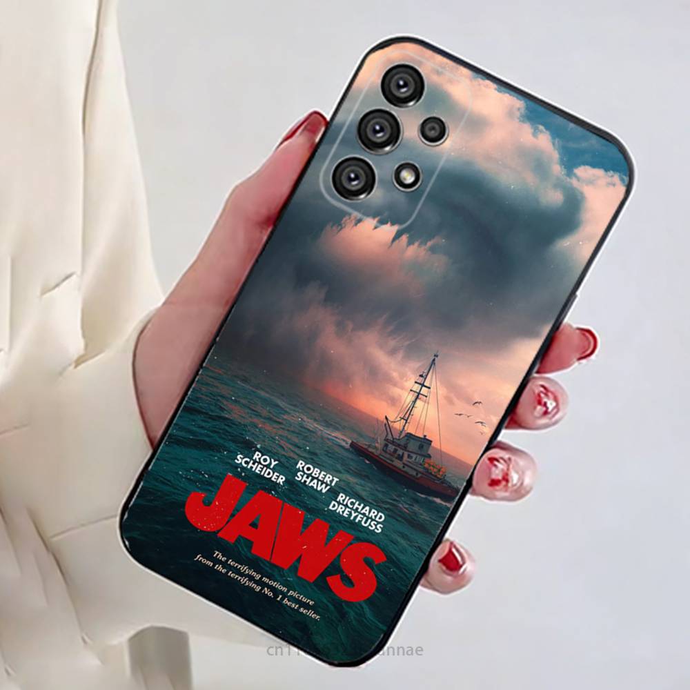 Movie J-Jaws Phone Case For Samsung Galaxy A13,21s,22,31,32,52,53,71,80,A91 Soft Black Shell