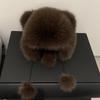 Y2K Winter New Style Fox Fur Bomber Hat with Thickened Earmuffs for Women Paternity Raccoon Ear Caps