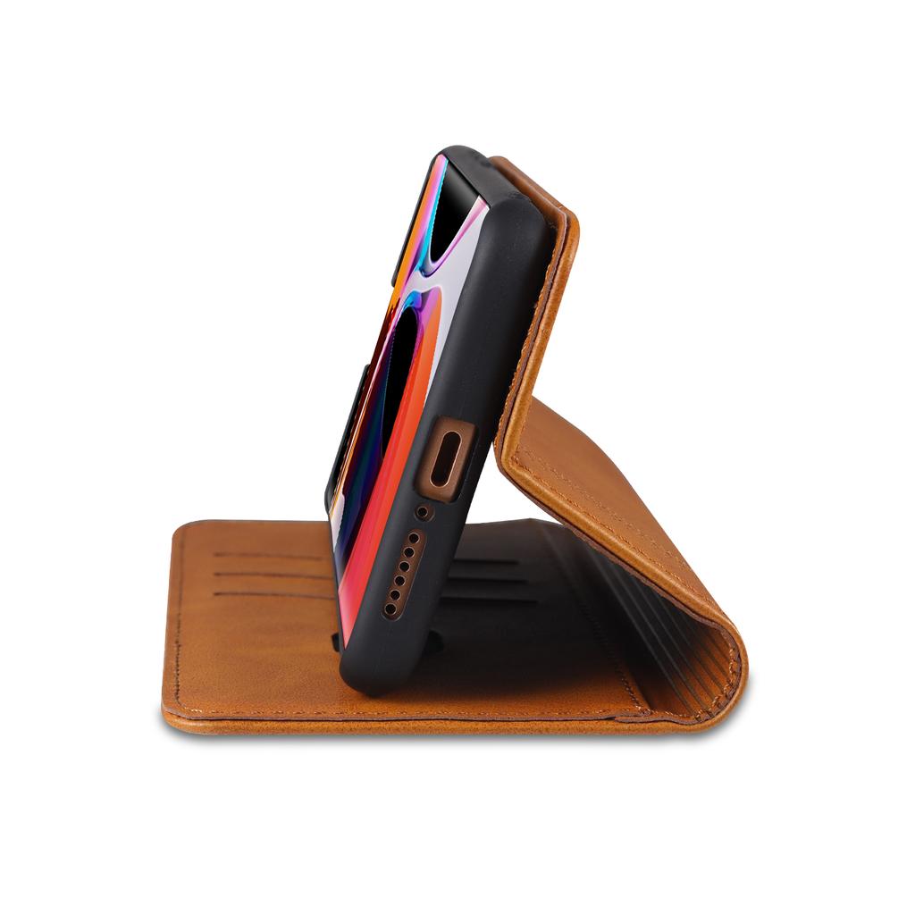 Роскошный магнитный адсорбционный кожаный чехол для Xiaomi Mi 10 / Mi 10 Pro 5G Flip Cover Protective Case capa fundas