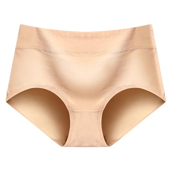 Женские трусы средней талии, однотонные, хлопковые, приподнятые, хорошо пропускают воздух, эластичные, быстросохнущие, спортивные
