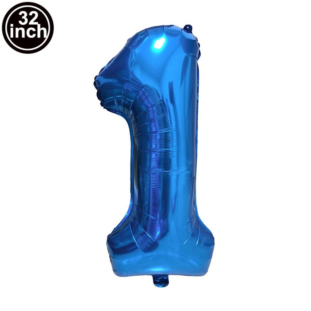 Multi Color Large Numbers 3 Balloon 32Inch 1 2 3 4 5 6 7 8 9 Birthday Ball Red Digit Bachelorette Balloons Figure Golob Balloons