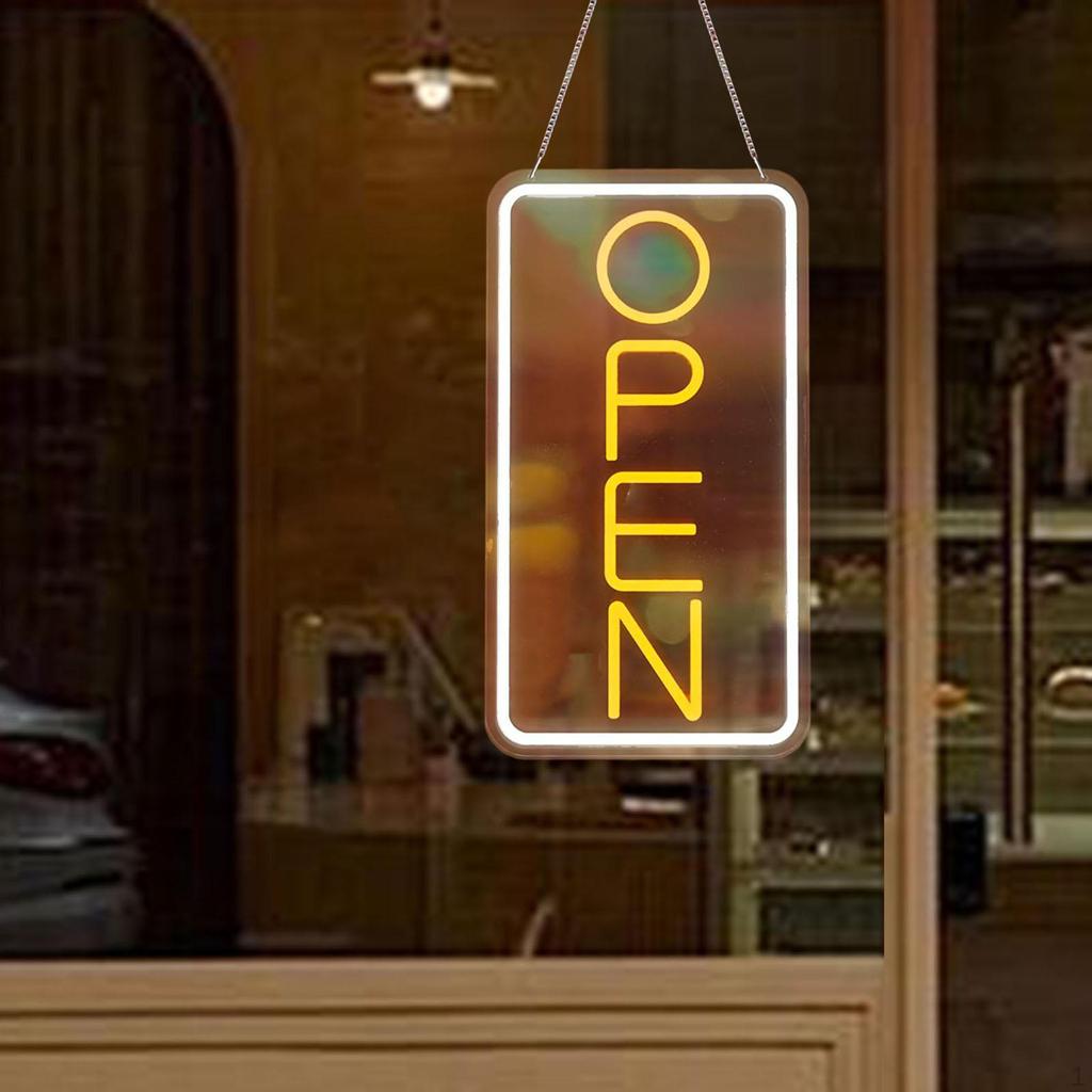 Светодиодная неоновая открытая вывеска с яркой подсветкой, украшение 16 x 9 дюймов с питанием от USB для кафе, ресторанов
