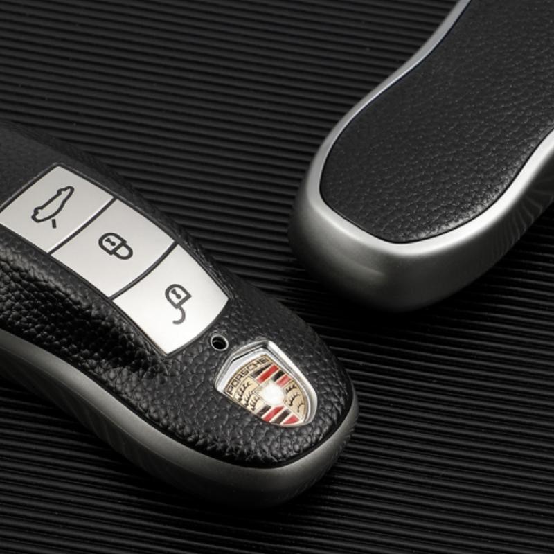 Для Porsche Boxster 986 987 981 Cayenne 911 996 Macan Panamera кожаный ТПУ автомобильный пульт дистанционного управления смарт-ключ чехол защитный чехол держатель в виде ракушки