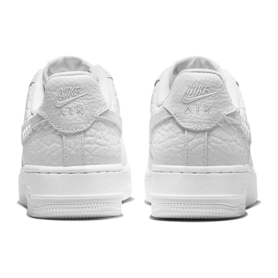Nike Air Force 1 07 Цвет месяца — женские кроссовки из кожи рептилий белый металлик-золотой Summit-белый DZ4711-100