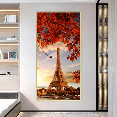 Пейзаж Париж Виды Эйфелева башня Плакаты и принты Холст Картина Настенные художественные фотографии Гостиная Современный домашний декор без рамки