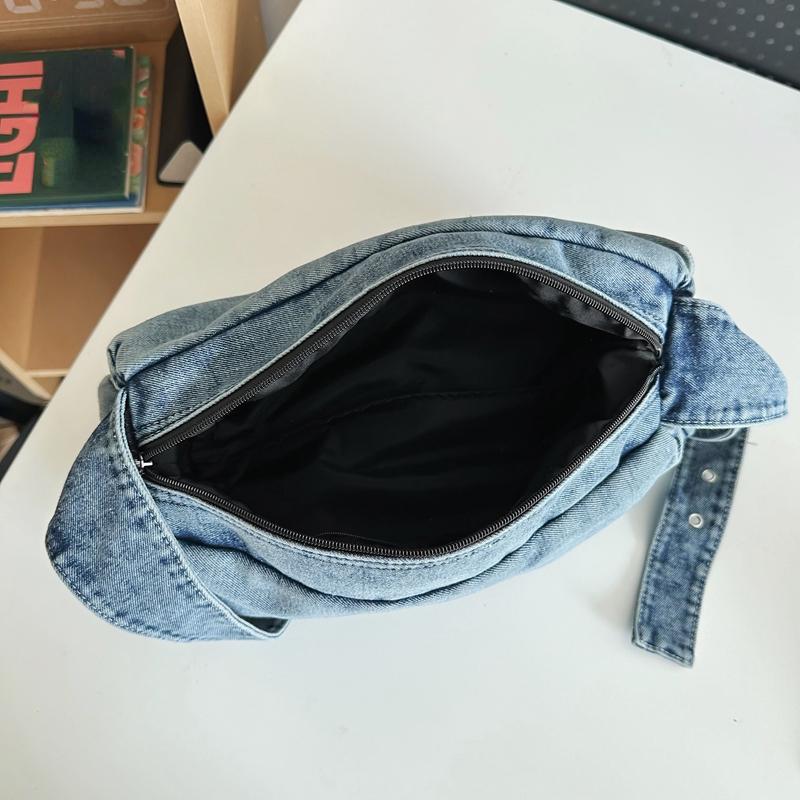 Винтажные джинсовые сумки через плечо для девочек, школьные сумки-мессенджеры, дорожные сумки, повседневные женские сумки через плечо большой вместительности