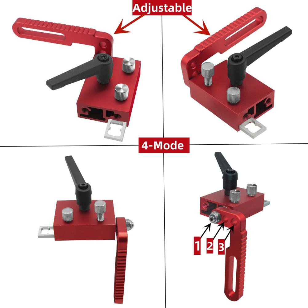 Aluminum Alloy Inclined Track Limiter Slide Slot Limiting Stopper Push   Slide Stopper Backing Position Limiters Woodworking   Tool
