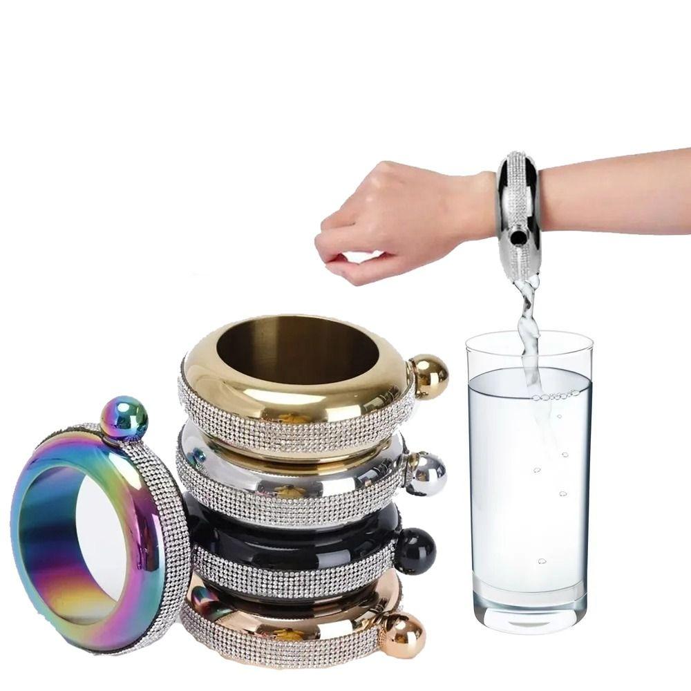 100 мл/3,5 унции фляги для вина горшок со стразами браслет кувшин браслет дизайн винная бутылка подарки