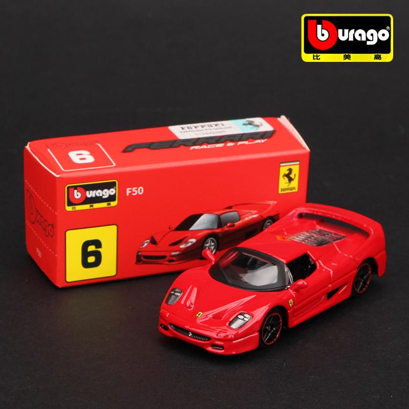Bburago Серия Ferrari Разные Стиль Sp3 F50 F12Tdf 488Gtb Laferrari Модель Автомобиля Коллекция Детские Рождественские Подарки Игрушки Для Мальчиков
