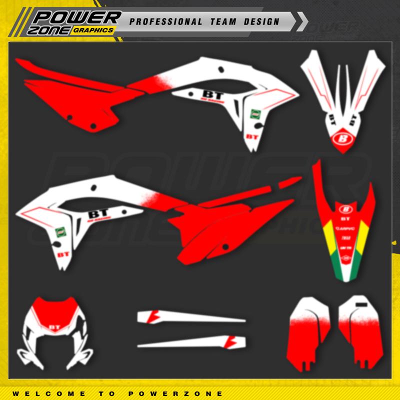 PowerZone Для Beta Xtrainer Индивидуальный комплект графических декалей и наклеек команды Для Beta Xtrainer 2023 2024 2025 XTRAINER 250 300 куб. см 02
