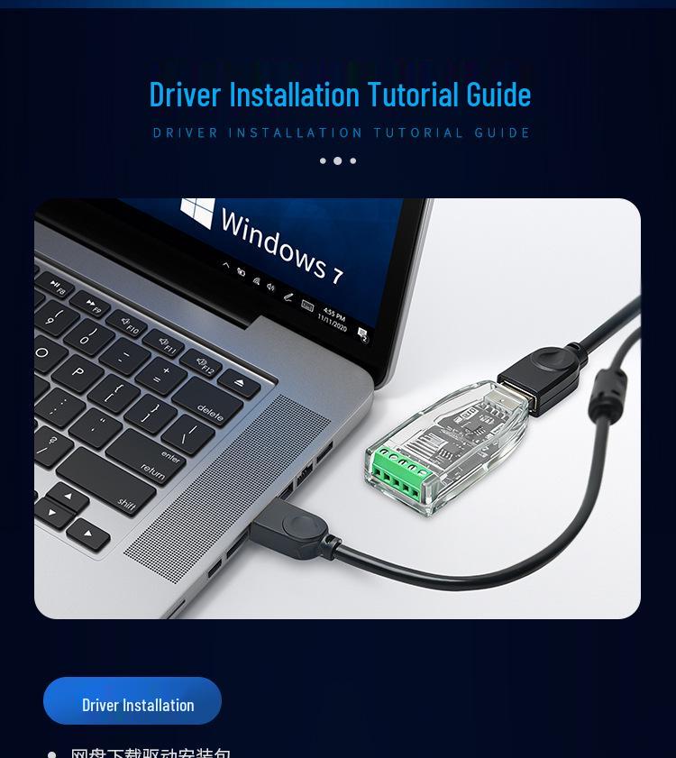 USB to 485/232/422 Converter Module: Industrial-Grade Serial Port Debugger for Laptop