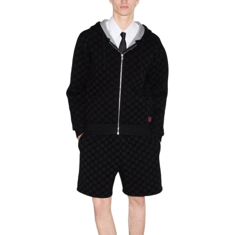 Gucci Толстовка на молнии из принтованного джерси 819275-XJG2I-1000