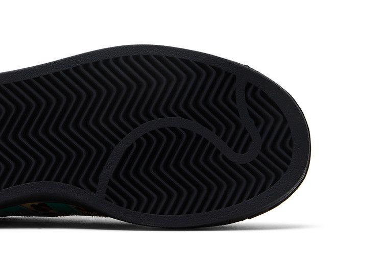 adidas Superstar Black Green Leopard (Women's)