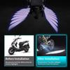 2 шт. светодиодный проектор для днища мотоцикла Ghost Motorcycle Wings Light Angel Goldwing A S6Q9