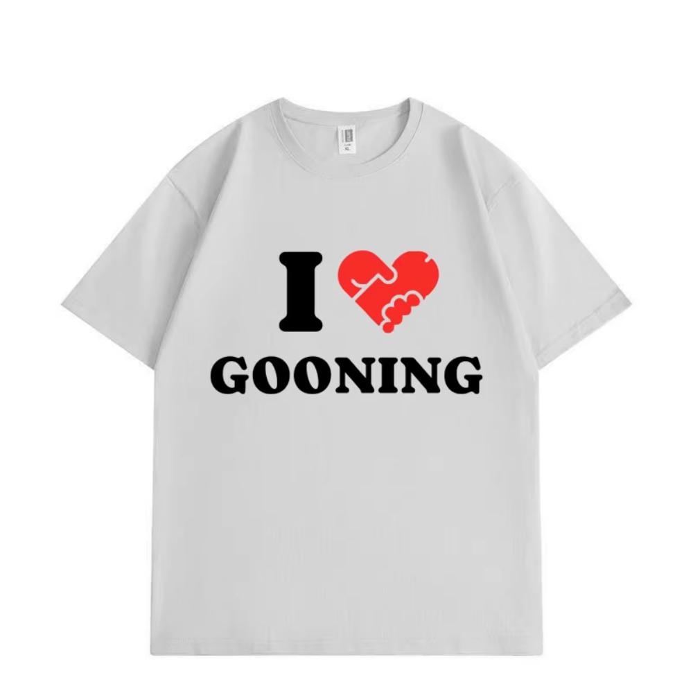 Я люблю гунинг забавные футболки-мемы мужская женская одежда высококачественные хлопковые футболки летняя повседневная футболка с коротким рукавом уличная одежда