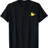 Cute Little Yellow Rubber Ducky Duck Planet & Stars Graphic T-Shirt