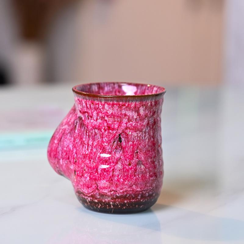 Увеличьте емкость печи, чашка для воды, керамическая чашка, чашка для ветра, керамическая чашка для латте для домашнего использования