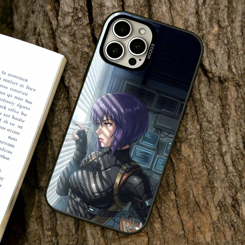 Ghost in the Shell Phone Case For iPhone 17,16,15,14,13,12,11 Plus,Pro Max,XS,Colorful Silver Phone case Funda Cover