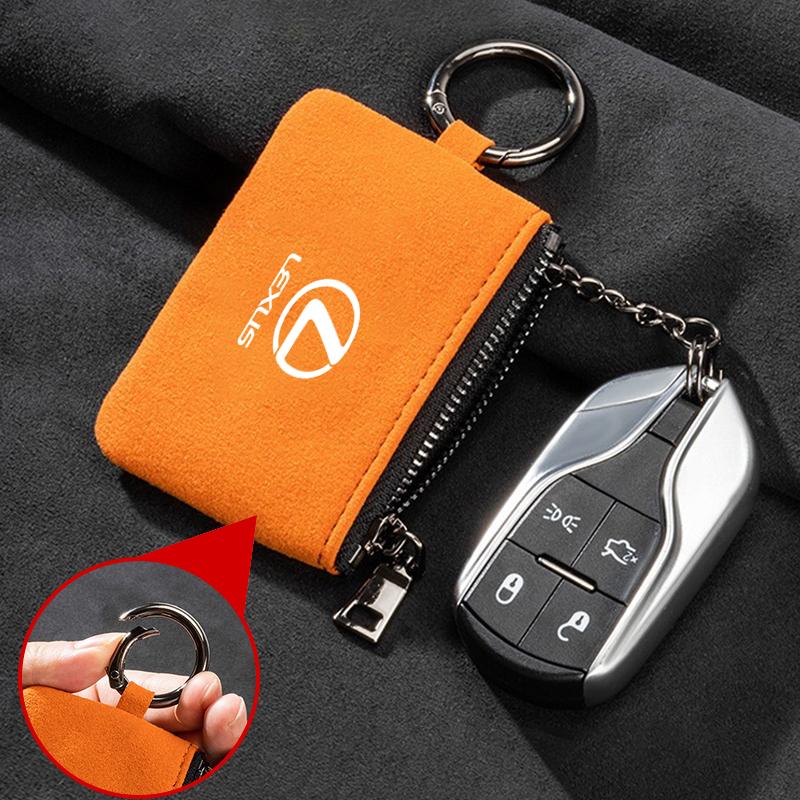 2026 Hot Interior Stickers Car Key Bag Cover Case Leather Key Wallet For Lexus RX330 IS250 Ct200h ES300h RX350 IS300h NX300h GS3