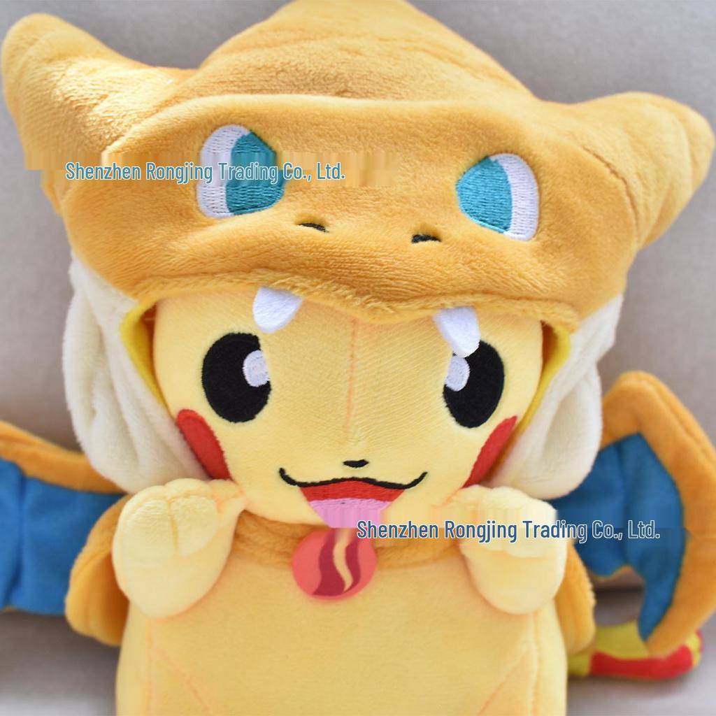 Плюшевая кукла Пикачу на Хэллоуин 23 см в костюмах Чаризарда, Снорлакса, Лукарио и Слоупока