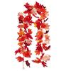 Autumn Color Rattan Lifelike Plant Simulation Maple Leaf Hanging Wreath Fall Maple Leaves Garland