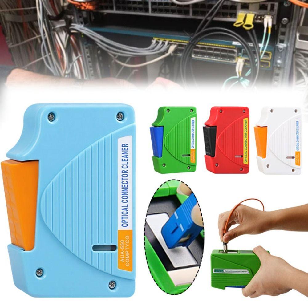Fine Fibers Fiber End Face Cleaning Box Replaceable Core Fiber Wiping Tool Telecommunications