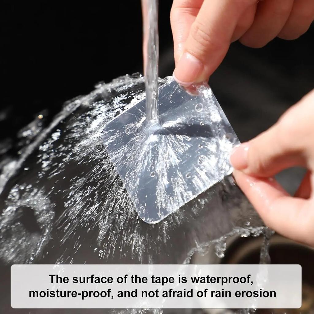 50/150 шт. двусторонняя нано-лента, прозрачные самоклеящиеся квадратные подушечки, настенные наклейки, водостойкая немаркирующая монтажная фиксирующая лента