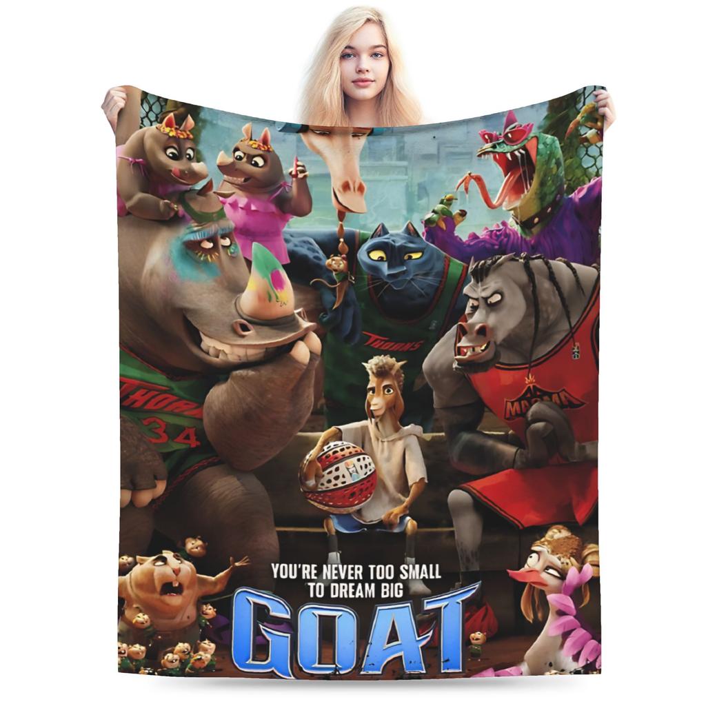 GOATed Will Harris basketball cartoon Print Blanket For Men Women Super Soft Throw Blankets for Couch 50x60 Inches Multi-size