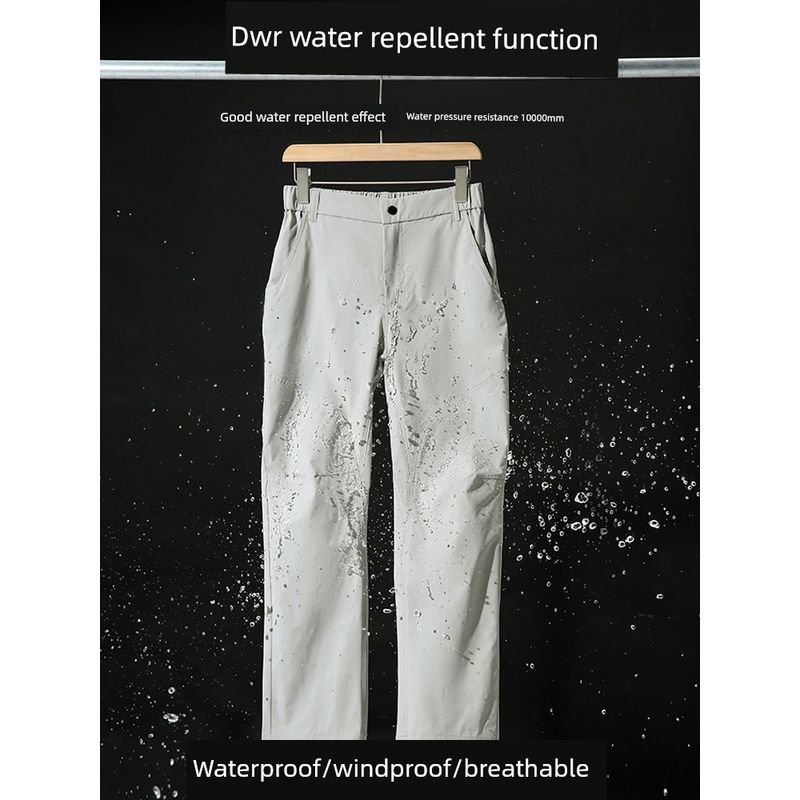Outdoor Multi-Pocket Straight-Leg Mountain-Style Functional Quick-Dry Work Pants for Men, Spring and Autumn Pants, Export Men's Casual Long Pants