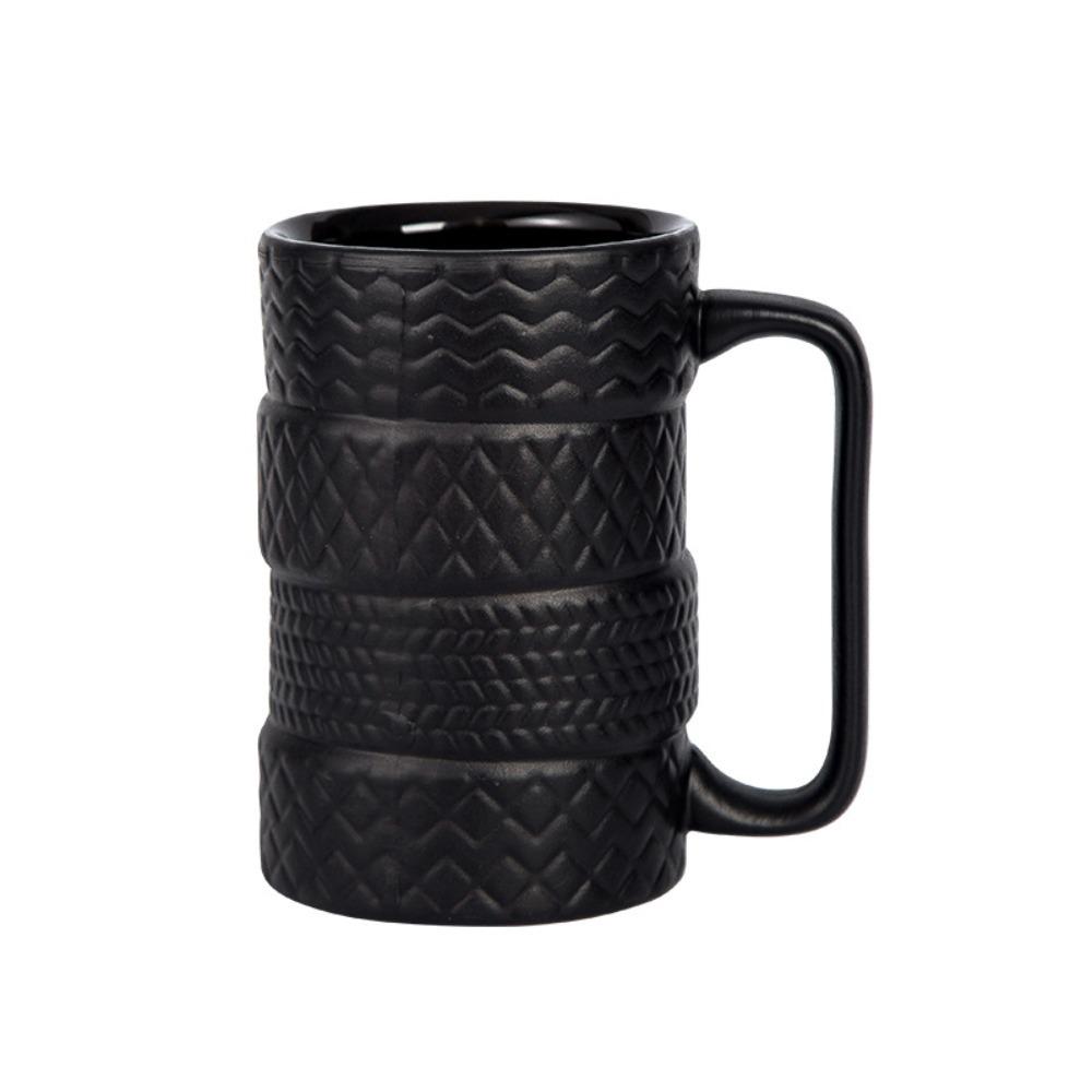 Industrial Style Tire Ceramic Water Cup Large Capacity Funny Coffee Cup Unique Decorative Tea Milk Mug Coffee Drinking