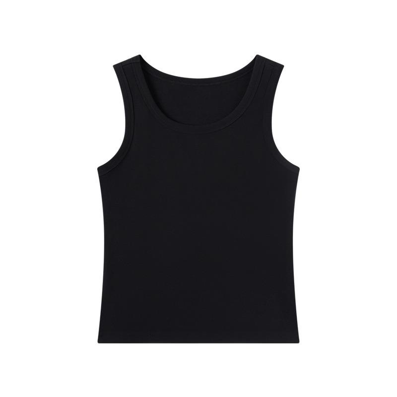 Женский жилет весна-лето из пряжи спандекс однотонный Pure Desire тонкий короткий топ с антибликовым покрытием маленькие подтяжки