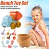 14 шт. детский пляжный набор игрушек для игры в воде, большой песочный инструмент для пляжа и лопатка для песка G7N8
