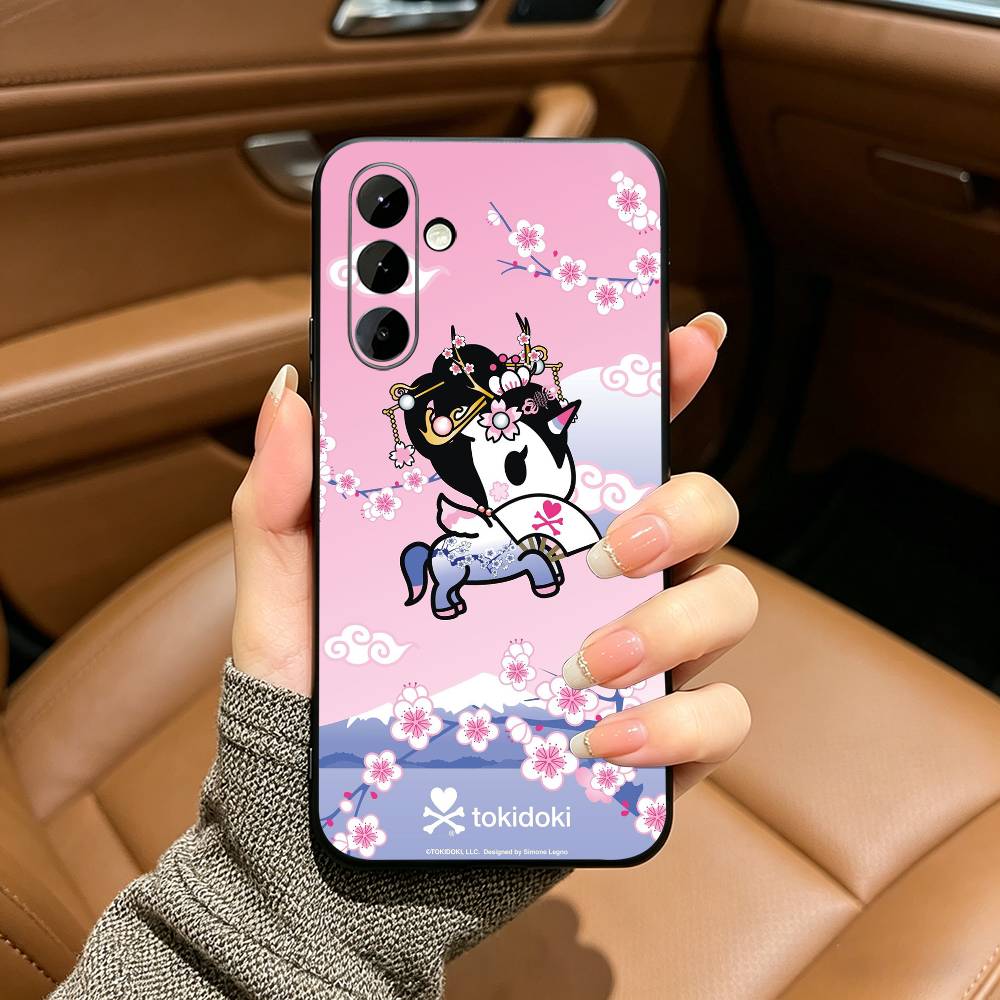 Ретро Милый Стиль T-Tokidoki Арт Чехол для Телефона Для Samsung Galaxy A73,A71 A72,A70,A53,A52,A51,Мягкий Силикон Черный Чехол