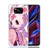 Милый Аниме Девушка INS Чехол для Телефона Для Xiaomi Poco F7 Ultra X7 X6 Pro X5 Redmi 15 15C 13 13C 12 12C 10 10A 10C 9 9A 9C 9T Оболочка Poco