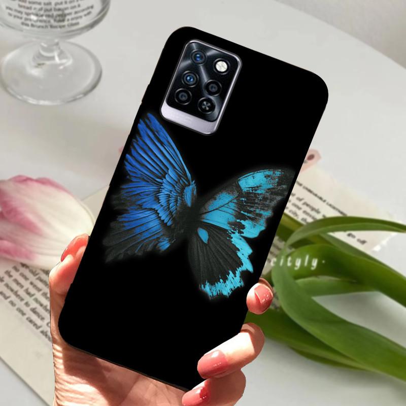 Чехол для Infinix Note 10 Plus Черный Мягкий силикон ТПУ Задняя крышка Для Infinix Note10 Pro NFC Чехол для телефона Note 10 Pro Plus Бампер