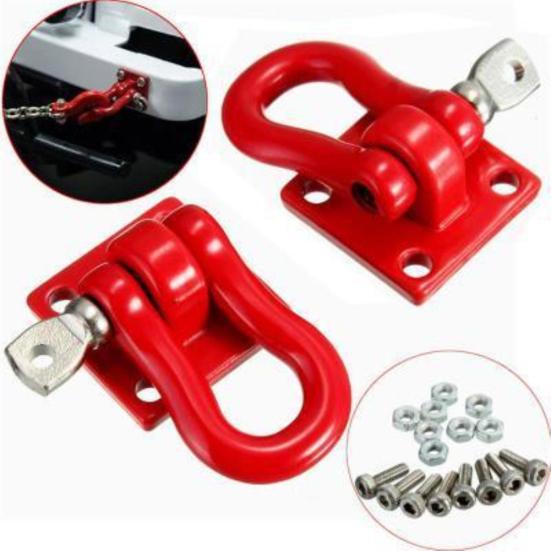 A Pair 1/10 Scale Trailer Buckles Hooks Accessory for RC Truck Crawler Climber