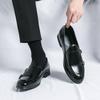 Man Leather Shoes Formal Monk Shoes Man Business Office Male Casual Dress Derby Shoes Buckle Wedding Party Luxury Fashion Shoes
