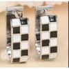 New summer collection: retro rectangular plaid earrings, a unique and creative design for women, short style