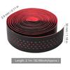 Anti skid PU Road Bike Handlebar Tapes Soft Breathable Mountain Bicycle Handle Bar Wrap(Red)
