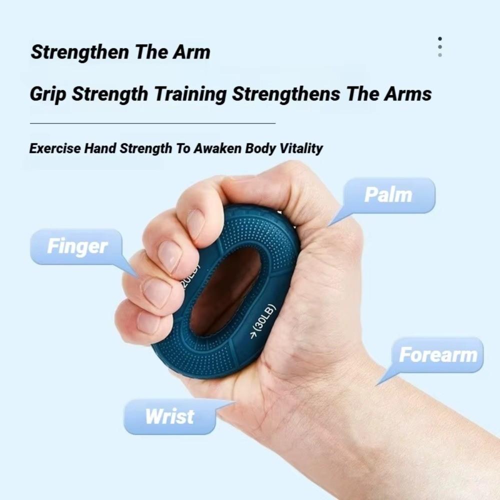 Finger Grip Circle Hand Strengthener Unisex Wrist Support Ring Silicone Finger Grip For Adults