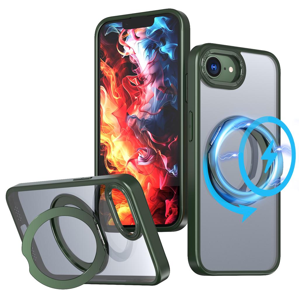 ТМ для IPhone 16E Чехол Магнитный Вращающийся Кронштейн Magsafe для Apple 16PRO Защитная Крышка