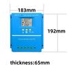 60A80A12V24V36V48V100A Солнечный контроллер с дисплеем с подсветкой Фотоэлектрическая генерация энергии LCD контроллер