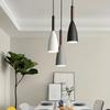 Nordic Modern 3-Light Pendant Chandelier – Soft Gradient Macaron Hues, Textured Metal Frame & Minimalist Silhouette